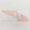 Yiwu factory direct sales of long European-style embossed pearlescent letterpress cards with bows, insert cards, wedding invitations, banquet invitation cards Application Scenario